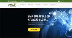 Desktop Screenshot of ettica.com.br